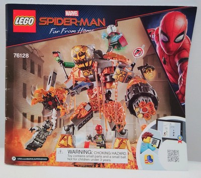 LEGO Marvel Spider-Man KRE-O Transformers Jaki Music Box Instruction Books Lot 3