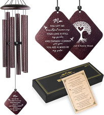 Sympathy Gifts for Loss of Mom, 32" Memorial Wind Chimes for Loss of Mother, Win