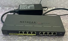 NetGear ProSAFE GS108PE 8-Port Gigabit Ethernet Switch with POE Smart management