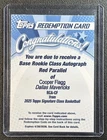 COOPER FLAGG 2025-26 TOPPS SIGNATURE CLASS #RCA-CF ROOKIE AUTO RED RC /25