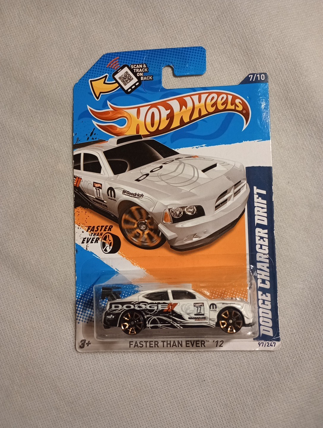 Hot Wheels 2012 Faster Than Ever #97/247 Dodge Charger Drift V5402 FTE2 Wheels 