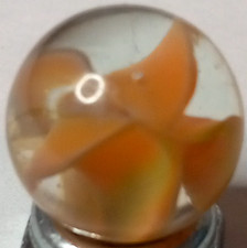 Vintage Vitro Agate Hybrid Cat s Eye Marble .59 MINT 1125.014