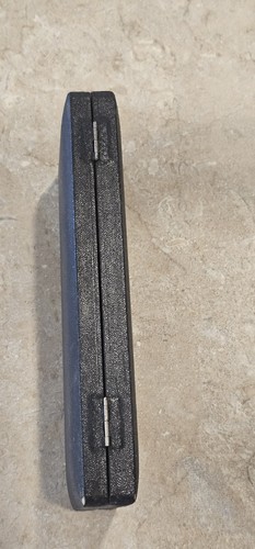 Brown & Sharpe micrometer No. 48 with black hard case, two flat rectangular faces, and white screw hole.