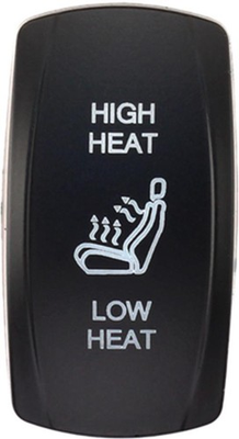 #ad XTC Power Products SW00 00145000 Dash Switch Rocker Face High Low Heated Seats $16.74