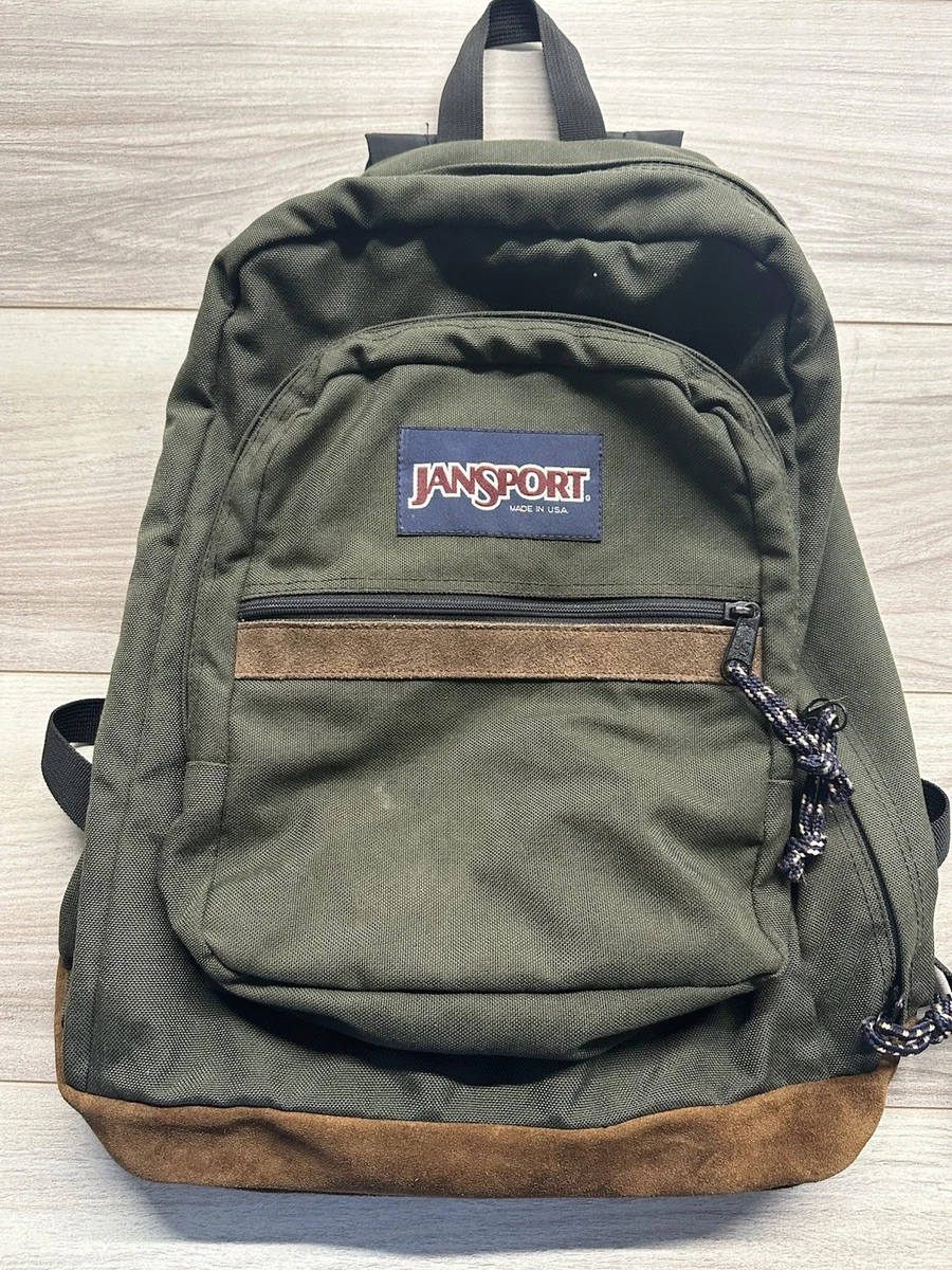 JanSport 绿色背包男双肩包| eBay