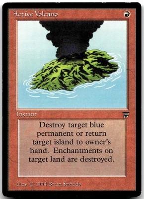 MTG Active Volcano Legends LEG #130 common LP **VINTAGE**!