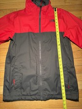 The North Face Dry Vent Rain Jacket Shell Boys Size XL 18/20 Hooded Full zip New