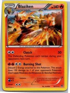 Blaziken Holo Rare XY - Furious Fists 14/111 NM Holo