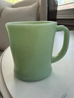 Fire King Oven Ware Jadeite Green D-Handle Coffee Cup Mug