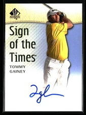 Tommy Gainey 2014 SP Authentic #SOTT-TG Sign of the Times Auto