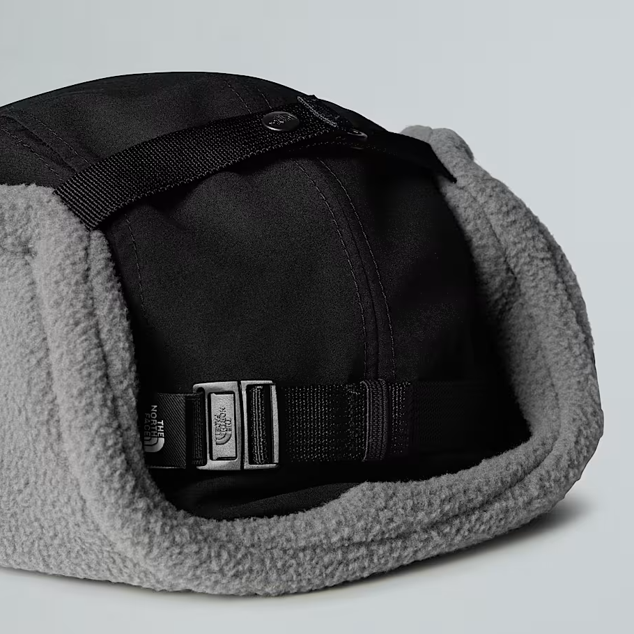 NEW* UNISEX THE NORTH Yumiori Trapper Hat Black-Smoked Pearl