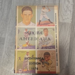 Bicentennial Baseball Card Checklist 1933-1976 Price Guide Illustrated 1976