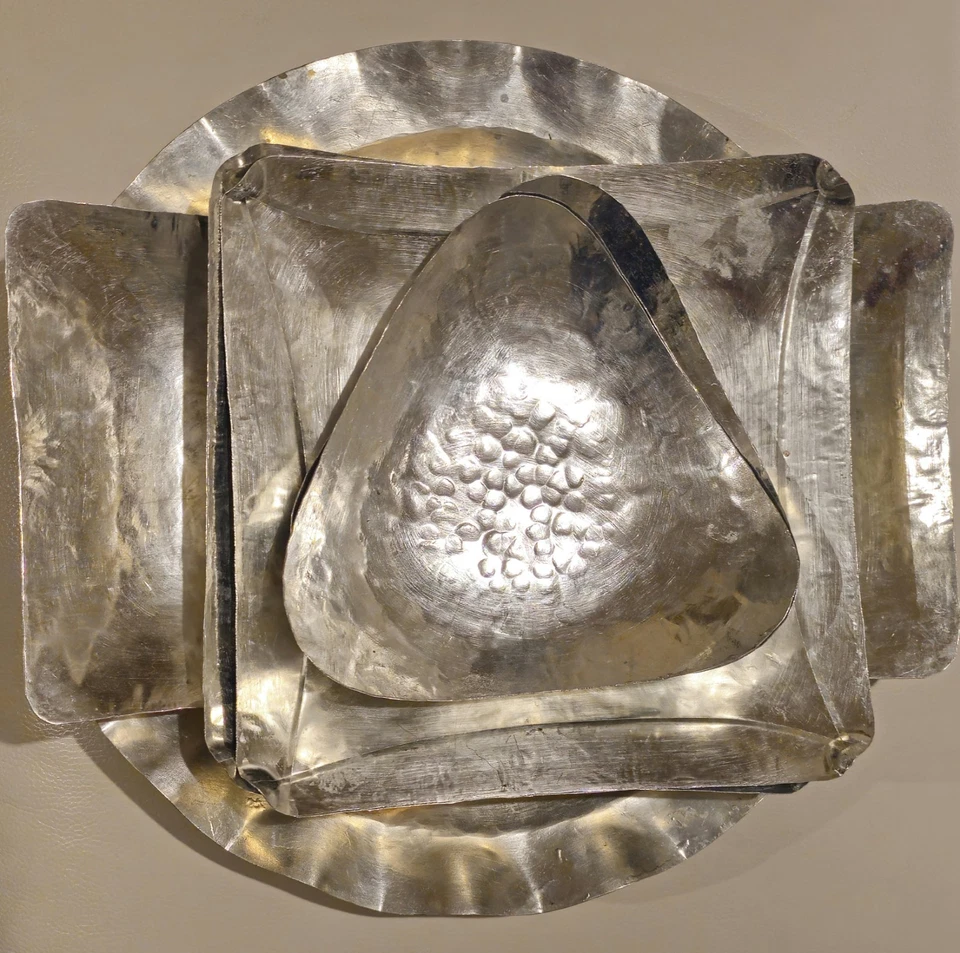 Vintage Hand Made 6 PC's in Four Style Copper kitchenware & Serving Set - 2400gr - image 3 of 4