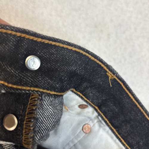 LEVI'S 501XX Vintage Straight Leg Button-Fly Denim Men Jeans 33x34 WPL423 Read - Picture 17 of 17