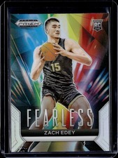 2024 Panini Prizm Draft Picks #6 Zach Edey Fearless Prizms Silver