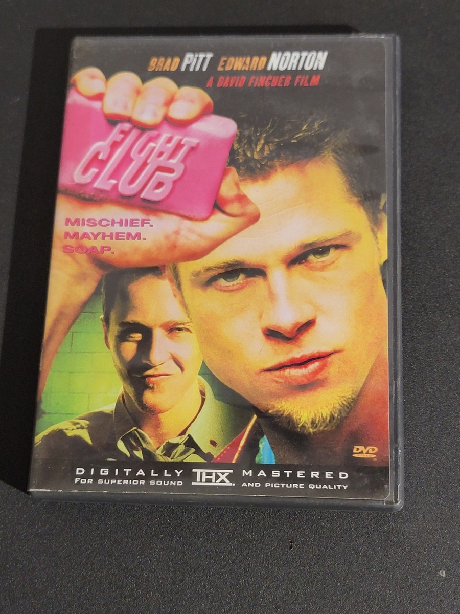 Fight Club DVD Brad Pitt Edward Norton David Fincher THX Mastered