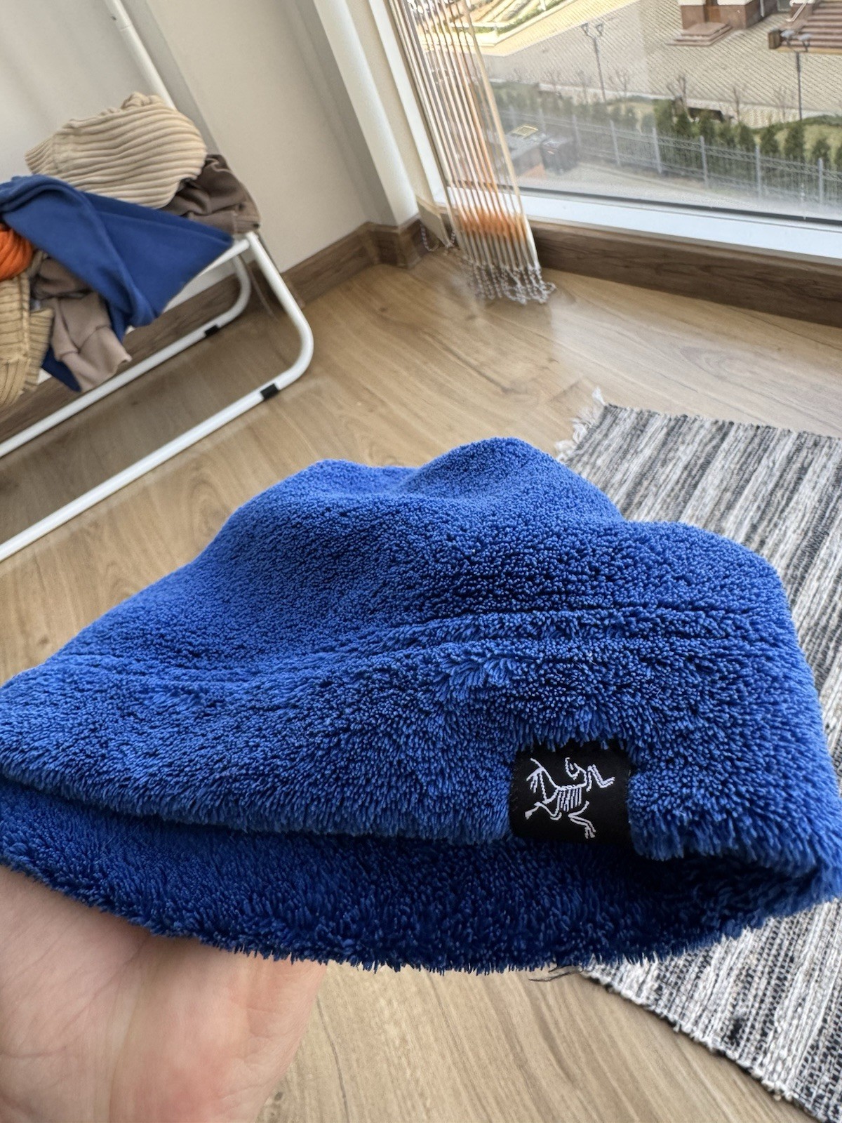 ARC'TERYX Raro cappello berretto Arcteryx Bird Y2K blu pile outdoor hype taglia unica