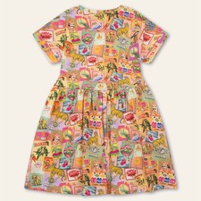 Jersey One-Piece Dress India Maharaja Print Matchbox 104-152cm