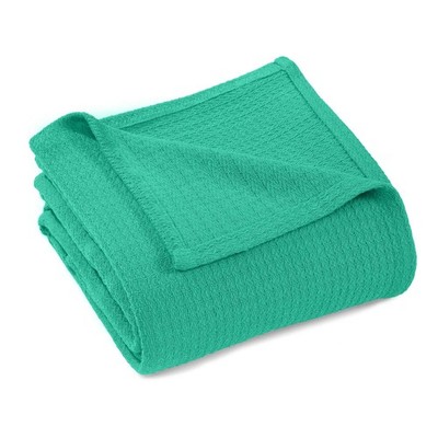 Waffle Weave Cotton Blanket, for Picnic, Beach, Traveling or Camping, Comfy B...