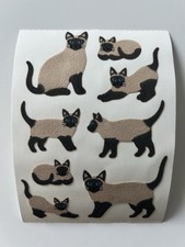 Sandylion Katzen Sticker Vintage 80er 90er Maxibogen Stickeralbum