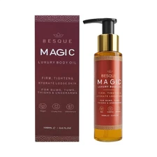 BESQUE Magic Luxury Body Oil – Firms & Hydrates Skin 100% Natural 100ml