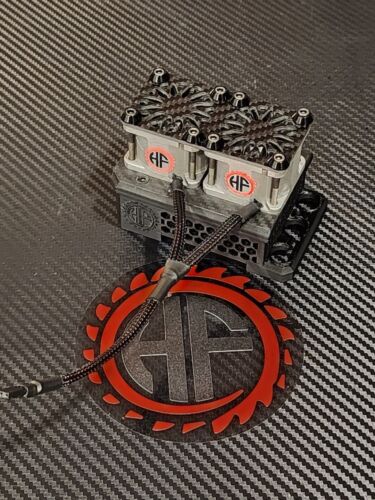 RC HIGH SPEED DUAL ALUMINUM COOLING FAN MAX 5 G2 HOBBYWING MAX5 XRT ARRMA XMAXX - Picture 2 of 5