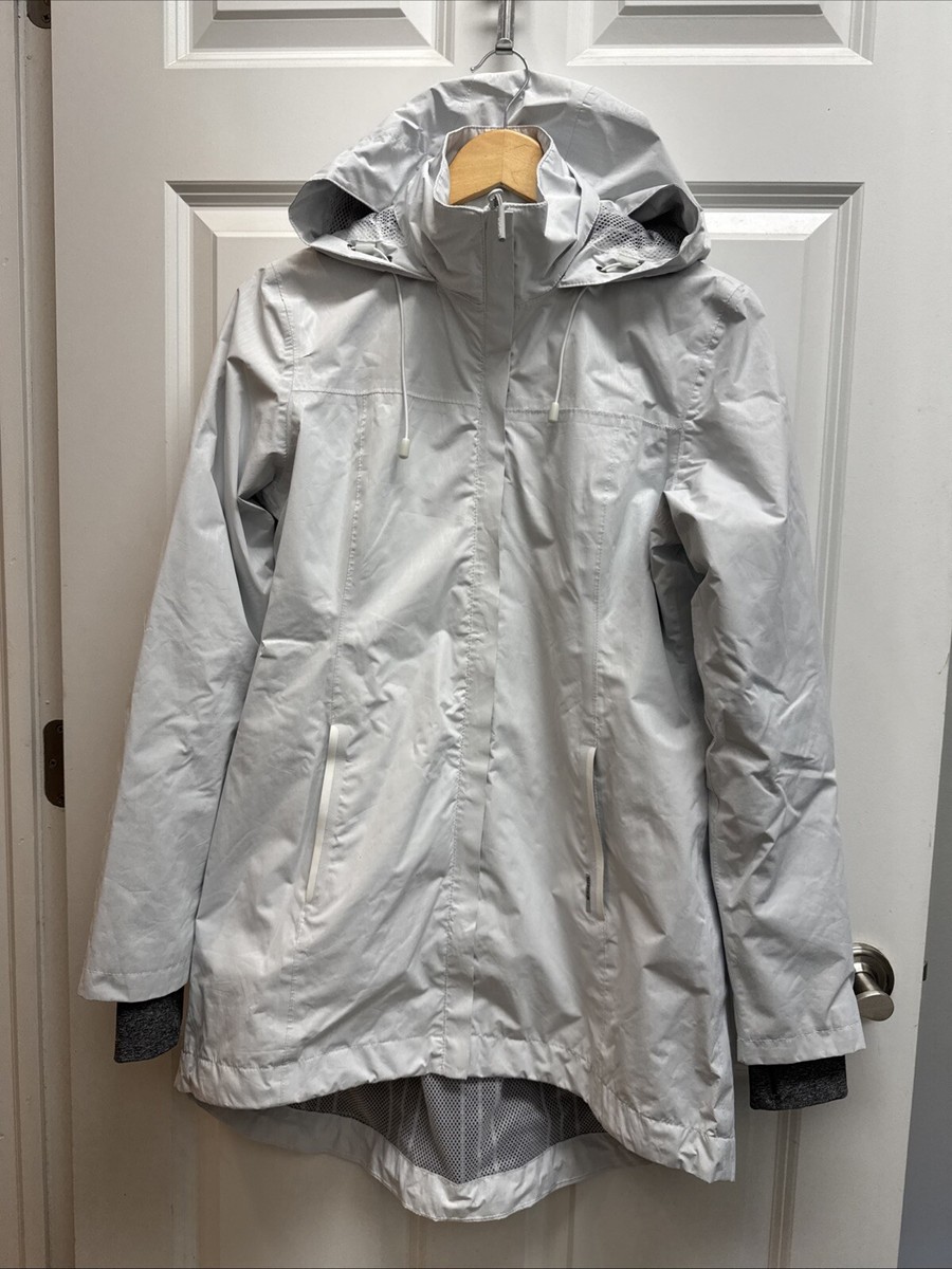 Mondetta Performance Rain Jacket Windbreaker Womens Gray