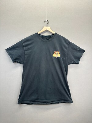Hanes Mens Black T-Shirt Mars Science Laboratory Short Sleeve Crew Neck No Size''