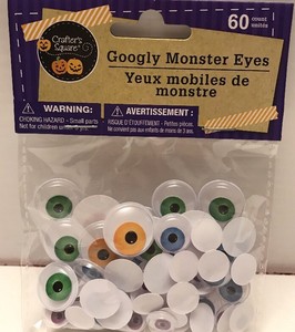 Multi Color Google Monster Eyes Fall Halloween Craft Decoration