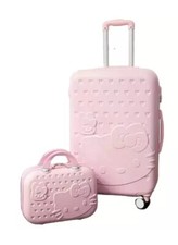 Set di Hello Kitty Trolley Valigia Bagaglio Trasporto (U.S. venditore)