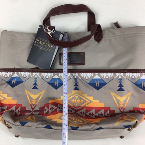 Pendleton Pinto Mountain Travel Bag Tote Arizona Canyon Tribal Southwestern Zip - Picture 9 of 13