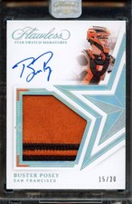 BBF - 2022 - Panini Flawless - Buster Posey - Patch Auto - #SSS-BP - 15/20