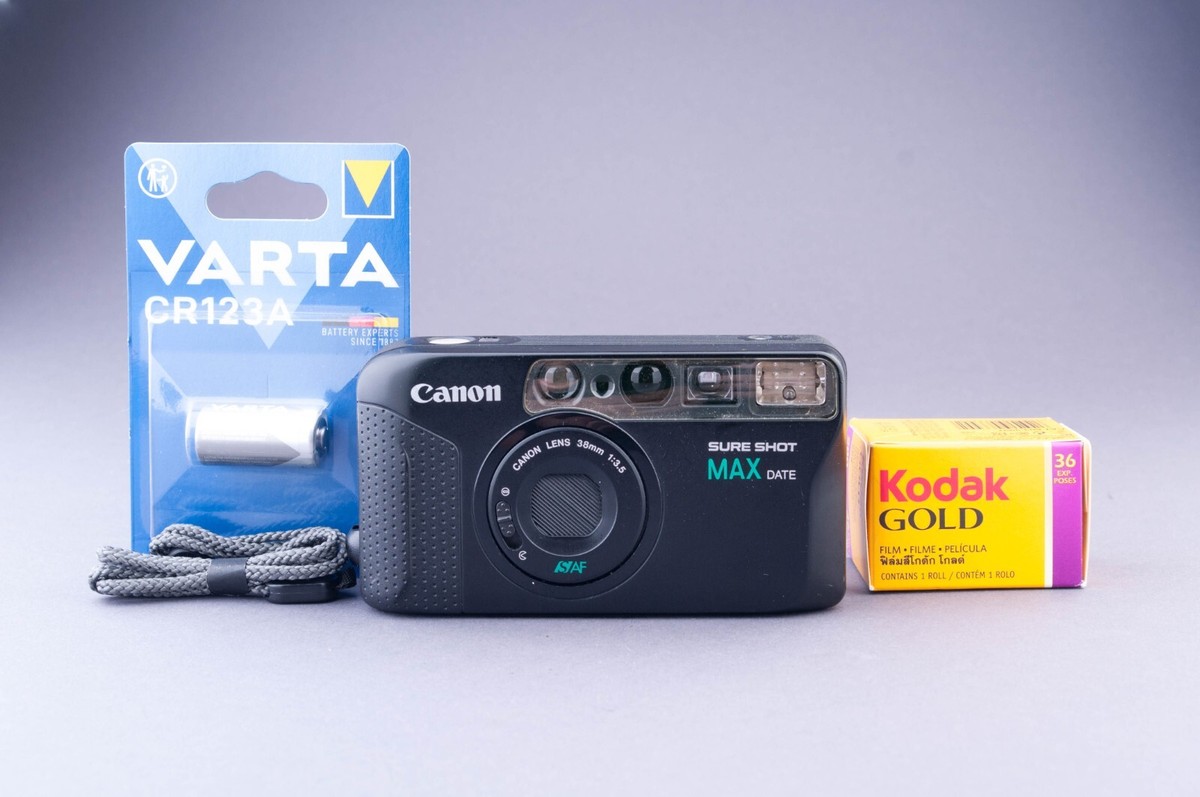 Canon Sure Shot MAX Date 35mm Point&Shoot Film Camera | eBay