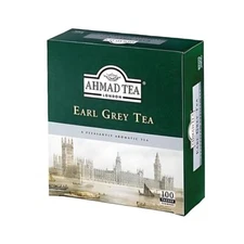 Ahmad Earl Grey Black Tea 100 tagged tea bags