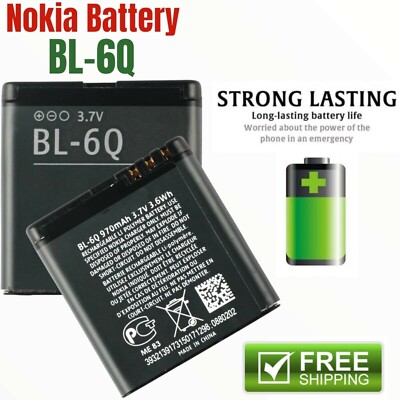 Aliexpress Nokia 7210c Battery Battery Nokia BL 6Q 6700 Batteries