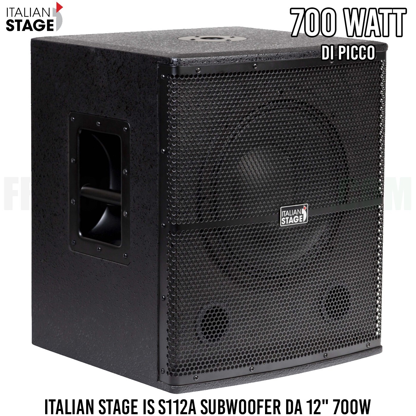 ITALIAN STAGE PROEL IS S112A subwoofer amplificato SUB 12" 700 watt LEGNO DJ PRO