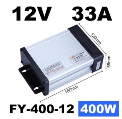 Meanwell FY-400-12 V33A outdoor light word LED rain proof switching power supply