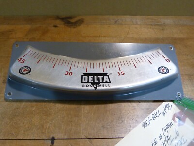 DELTA ROCKWELL 34-600 table saw tilt gauge w/screws TAB-536
