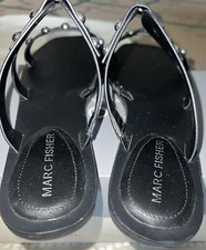 Marc Fisher Slide Leather Upper Sandals for Women for sale