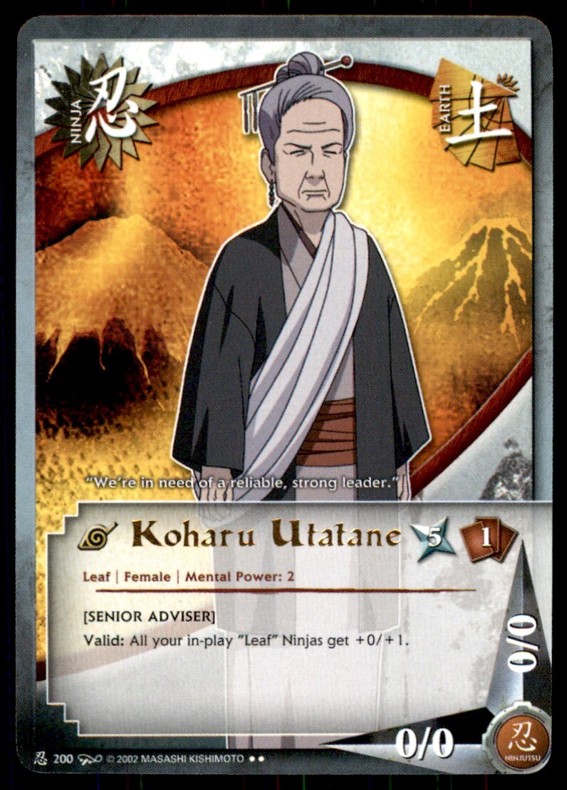 attc vs Koharu『縁かいな 〜Bring Us Together〜」 Koharu Utatane - N-611 - Uncommon - 1st Edition - Naruto CCG
