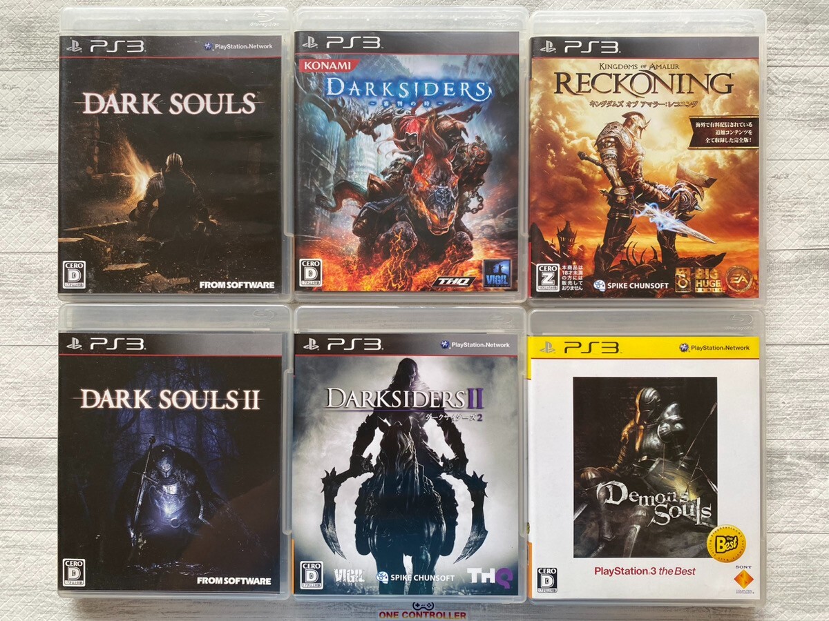 SONY PS3 Dark Souls & Darksiders & Kingdoms of Amalur Reckoning