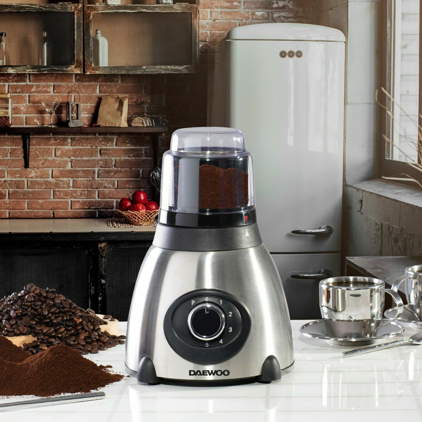 Daewoo 500W Heavy Duty Glass Jug Blender With Mill Attachment