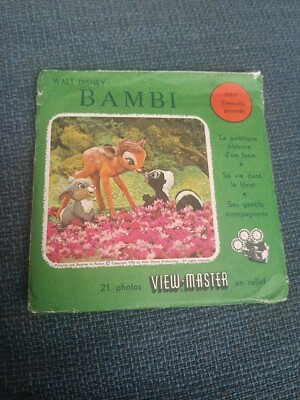 3 Discs VIEW MASTER BAMBI