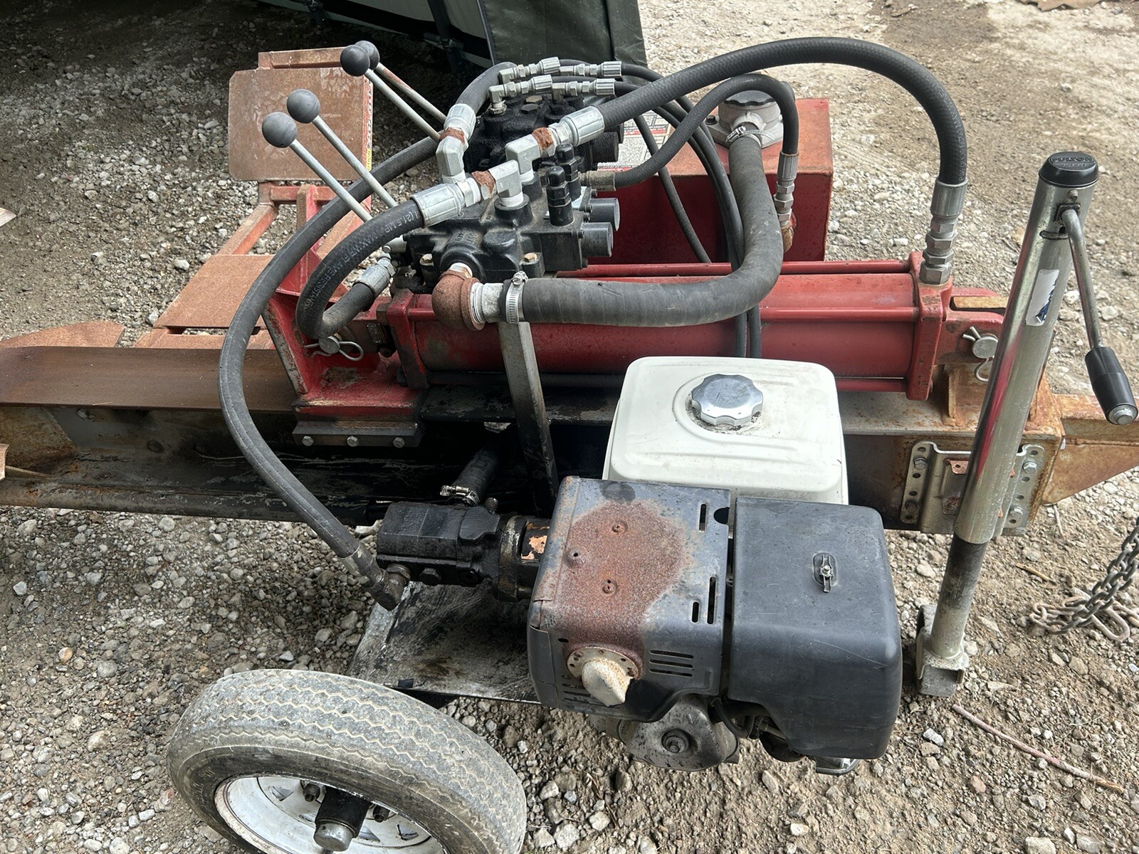 Timberwolf Box Wedge TIMBERWOLF LOG SPLITTER TW-5 4 Way Wedge & Lift. New Motor & hydraulic ...