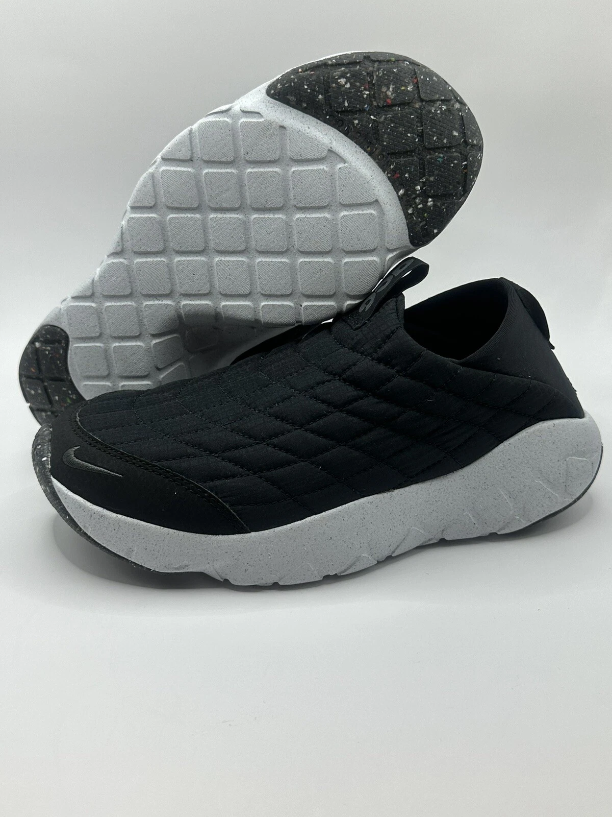 Nike ACG Moc 3.5 Trail Shoes Black/Gray/White Size 5 DJ6080-001