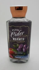 BATH & BODY WORKS Shower Gel PLUM CIDER WARMTH 10 oz