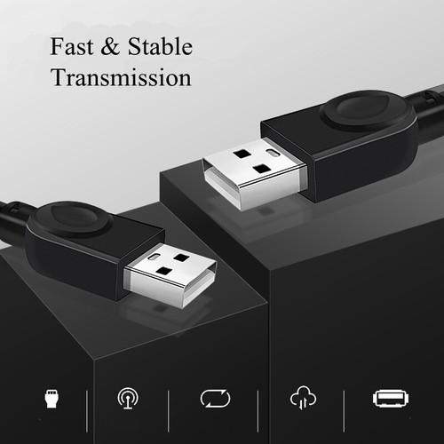 USB 2.0 Data Extension Cable Type A Male to Male M-M Connection Cord 1.5M 3M 5M - Picture 19 of 26
