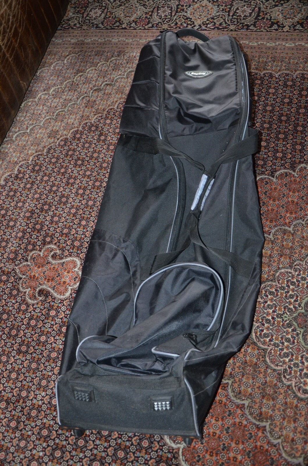 Boy Golf Freestyle Wheeled Travel Bag Cover Case Charcoal
