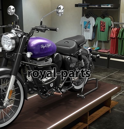 "AIRFLY EVO ENGINE GUARD BLACK" FIT FOR RE FOR NEW BULLET 350 & GOAN CLASSIC 350 - Picture 21 of 22