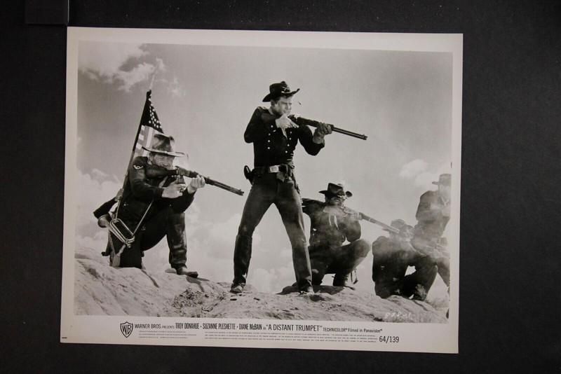 SUPER RARE!! 8X10 1964 ORIG A Distant Trumpet Troy Donahue Suzanne Pleshette